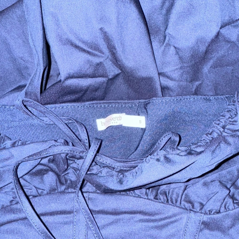 NWOT House of CB 'Carmen’ French Navy Bustier Sundress Sz S - Picture 7 of 9